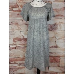Moth Anthropologie Gray Knit Dress Size M
